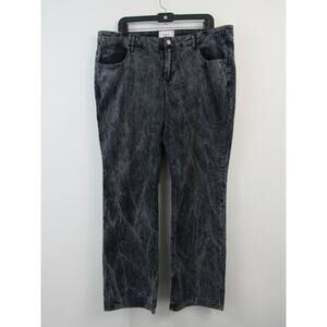 NWT BDG Black Size 34 Micro Bootcut Corduroy Black Acid Wash Jeans Brand New